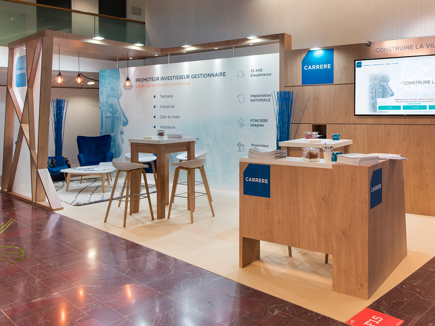 Stand du salon du SIMI - Carrere