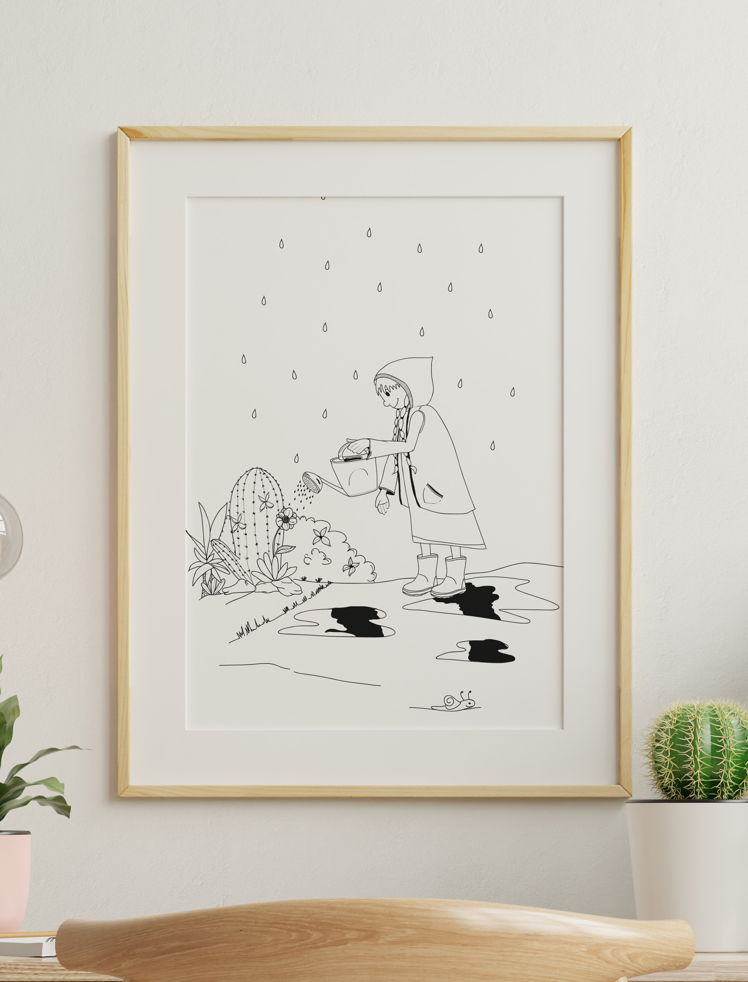 L'arroseur arrosé - Illustration