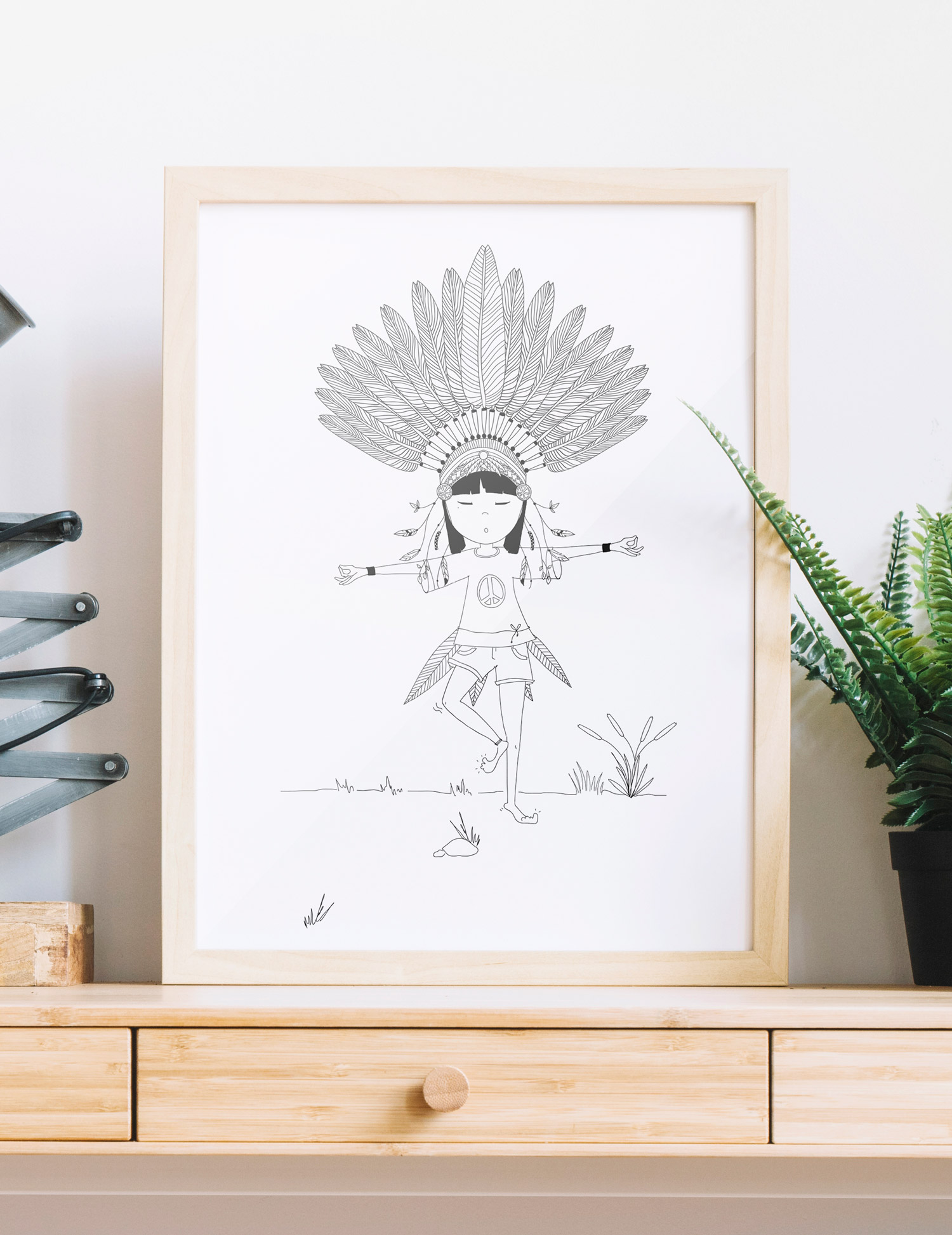 Little Yogi - Illustration