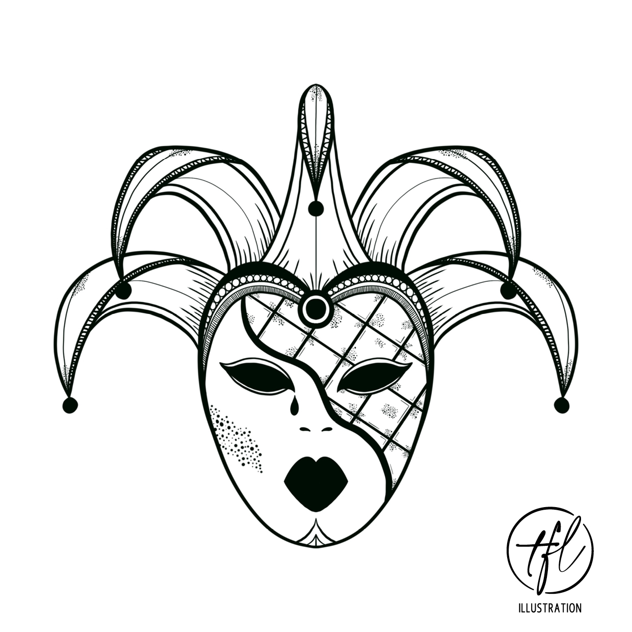 Illustration Masque Vénitien